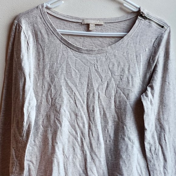 Banana Republic Cream/Magenta Scoop Neck Jersey Size Medium - Picture 5 of 16